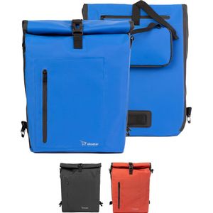 Ekostar® online shopping - 3 in 1 fietstas - 16 tot 20 Liter - Waterdicht - Blauw - Fietstassen Elektrische Fietsen