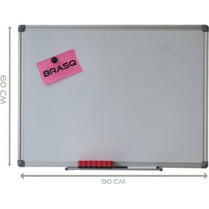 BRASQ Whiteboard 60x90cm - zwart Aluminium 8532603