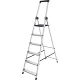 Brasq trapladder SL600, aluminium, zilver,  6 treden