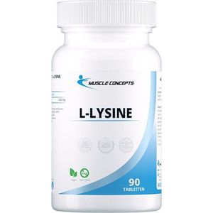 L-Lysine - 1000 mg - Aminozuren supplement - 90 tabletten | Muscle Concepts