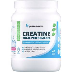 Creatine CreaPure Poeder met Smaak en Optimale Vitamine Mix - Total Performance voor Beter Resultaat - 500 gram | Muscle Concepts