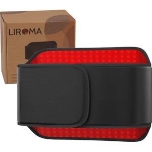 LIROMA® Draagbare Infrarood Rugband - Onderrug, Schouders, Benen - Infraroodtherapie - Ver-Infrarood - Infraroodlamp - Afslankband - Fitness belt - Warmteband - Rood licht therapie - Red Light therapy