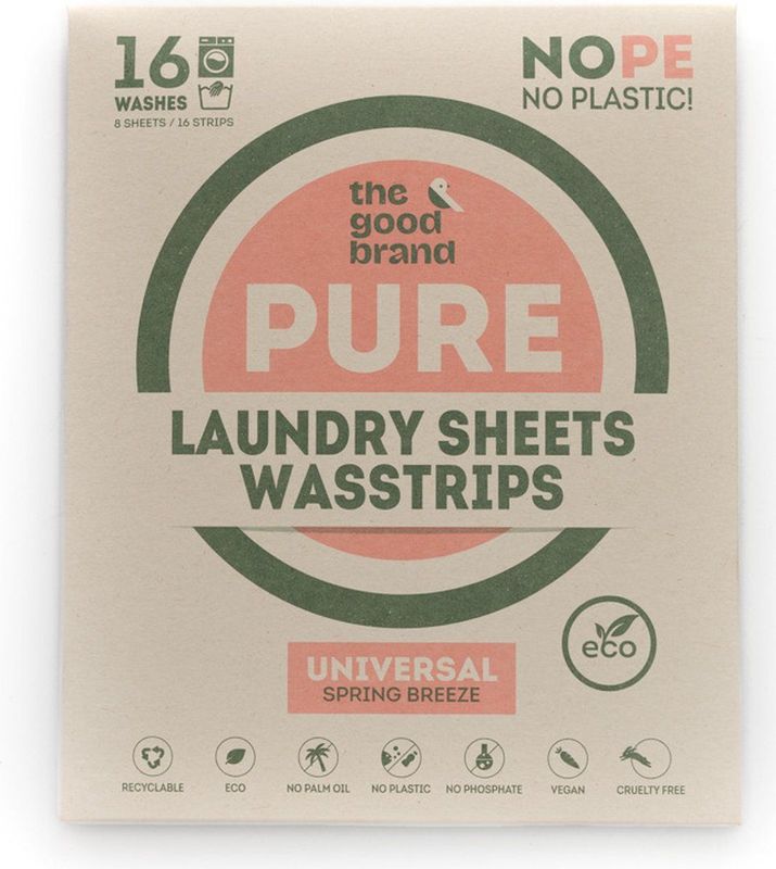 Ontharingswax - Ecologisch Wasmiddel in Stripvorm - 100% Oplosbaar in Water - 16 Stuks