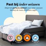 Dekbed - Wit - Katoen - 1 Persoons