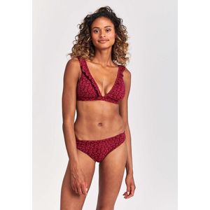 Shiwi - BOBBY - Halterbikini - Grapejuice Purple - Leopard Structuur