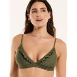 Shiwi - Beau - Triangelbikini - Olijfgroen - Voorgevormde Top