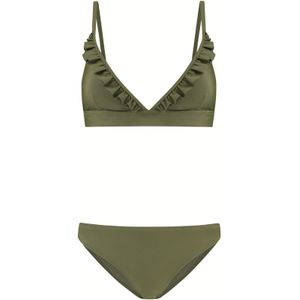 Shiwi - Beau - Triangelbikini - Olijfgroen - Voorgevormde Top