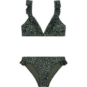 Shiwi Bikini set BELLA FIXED TRIANGLE SET RUFFLE - forest groen - 122/128