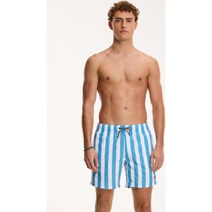 Zwembroek - Gestreept - 100% Gerecycled Polyester - Steekzakken en Achterzak