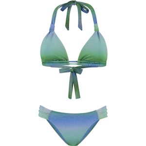 Shiwi - Bikini 'Bibi' - Blauw - Triangel - Zonder Beugel - Glitterend