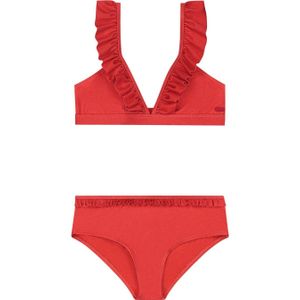 Shiwi bikini met ruches Bella rood