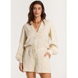 Shiwi - Mila Bohemian - Harembroek - Beige - Katoen - Bloemenprint