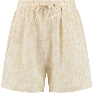 Shiwi - Mila Bohemian - Harembroek - Beige - Katoen - Bloemenprint