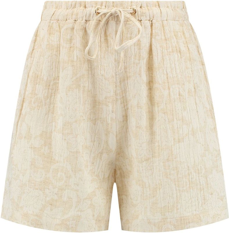 Shiwi - Mila Bohemian - Harembroek - Beige - Katoen - Bloemenprint