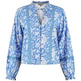 Shiwi - Blouse 'Elsie' - Blauw - Klassieke Blouse