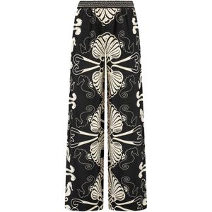 Shiwi - Wide Leg High Waist Broek - Zwart