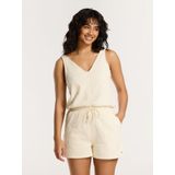 Shiwi - Jumpsuit 'Fiji' - Wit - Katoen - Mouwloos