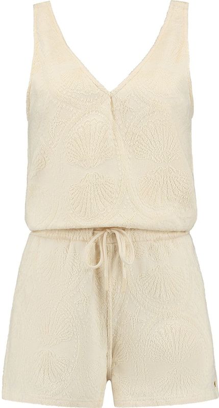 Shiwi - Jumpsuit 'Fiji' - Wit - Katoen - Mouwloos