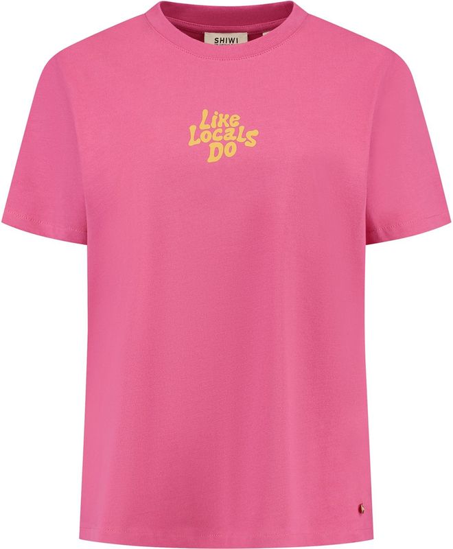 Shiwi Shirt 'Noa'  citroen / lichtroze