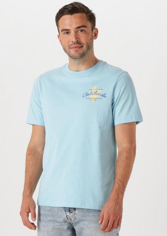 SHIWI - LIAM REGULAR - T-Shirt - Lichtblauw - Katoen