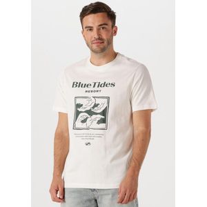 SHIWI - LIAM REGULAR T-SHIRT - Blauw - Katoen