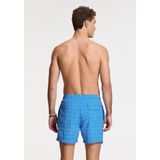 NICK QUICK DRY - Zwembroek - Blauw - Gerecycled Nylon - Koraal Print