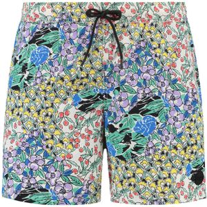 Shiwi Zwemshorts 'Nate'  turquoise / azuur / geel / wit