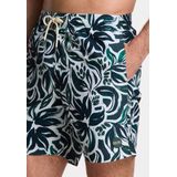 Men - MIKE - Zwembroek - Groen - 7 inch - Gerecycled Polyester