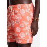 Men - MIKE - Zwembroek - Oranje - 7 inch - Gerecycled Polyester