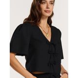 Shiwi - Top 'Imke' - Zwart - Haltertop