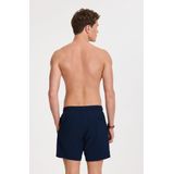 Scott - Zwembroek - Navy Blauw - Gerecycled Polyester - Elastische Tailleband