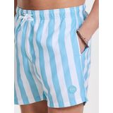 Zwembroek - Blauw - Gerecycled Polyester - Gestreept Design