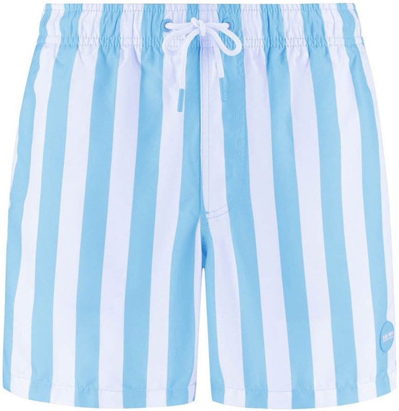 Zwembroek - Blauw - Gerecycled Polyester - Gestreept Design