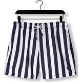 Men - Broad Stripe - Zwembroek - Donker Blauw - Gerecycled Polyester