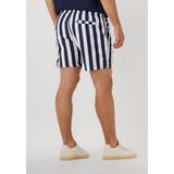 Men - Broad Stripe - Zwembroek - Donker Blauw - Gerecycled Polyester