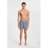 Men - Broad Stripe - Zwembroek - Donker Blauw - Gerecycled Polyester
