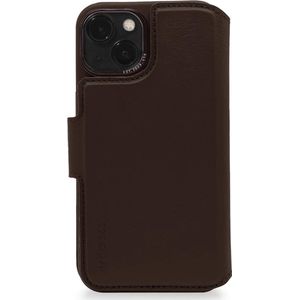 Decoded - Leren 2 In 1 Wallet Hoesje - Bruin - Geschikt Voor iPhone 14 Plus