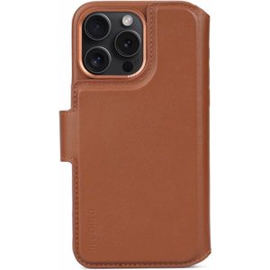 Decoded Leather Detachable Wallet - tan - iPhone 15 Pro Max