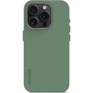 Decoded - Siliconen MagSafe Hoesje - Groen - Voor iPhone 15 Pro Max