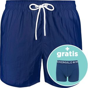 Zwembroek Muchachomalo Boys Solid Blue 16-Maat 134 / 140