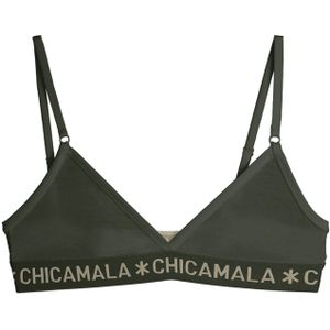 Muchachomalo - Triangle Top - Groen - 93% Cotton / 7% Elastane