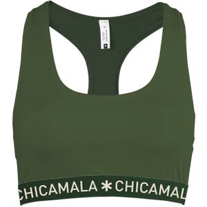 Muchachomalo - Meisjes Racerback - Groen - Ondergoed