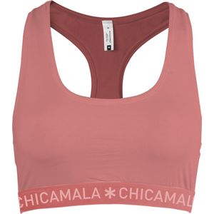 Muchachomalo - Dames Racerback - Rood - Effen - Ondergoed