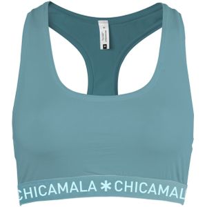 Muchachomalo - Hippe Jas - Blauw - 93% Cotton / 7% Elastane