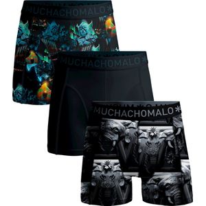 Boxershort Muchachomalo Men Shorts Elephant Norway Print/Print/Blue 
