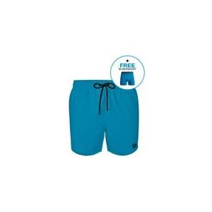 Zwembroek Muchachomalo Men Solid Neon Blue