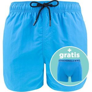Zwembroek Muchachomalo Men Solid Neon Blue-S