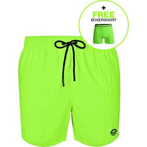 Zwembroek Muchachomalo Men Solid Neon Green