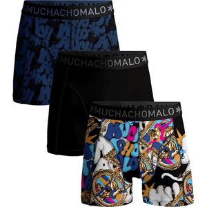 Boxershort Muchachomalo Men Shorts Adam Print Print Black 