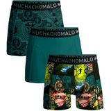 Boxershort Muchachomalo Men Shorts Indiana Print/Print/Green 